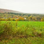 Fall foliage over the valley