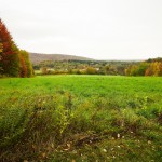 Fall foliage over the valley