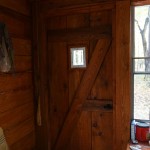 Guest cabin door window