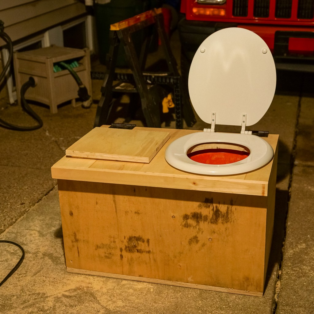 DIY Building a Composting Sawdust Toilet