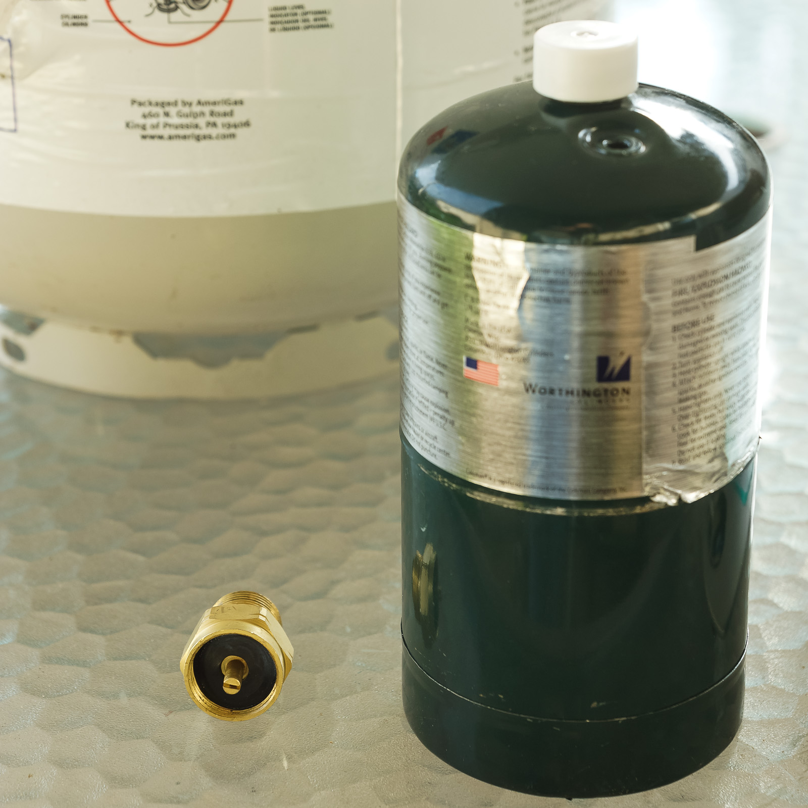 How to save money refilling your own 1 pound propane tanks