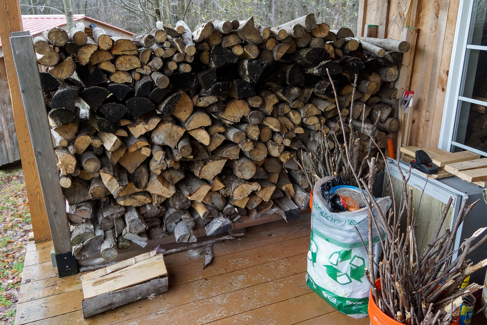 Wood Stacked and ready